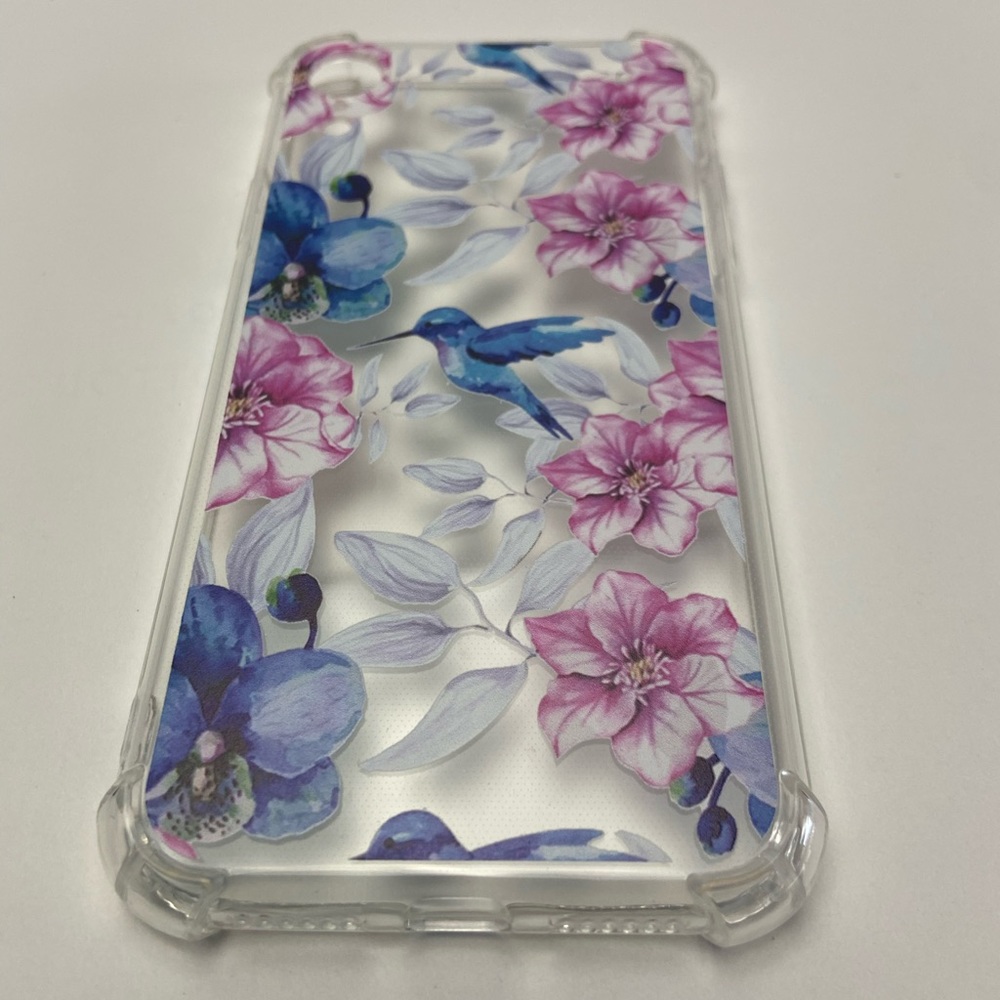 Beautiful Humming Bird Floral case For iPhone XR